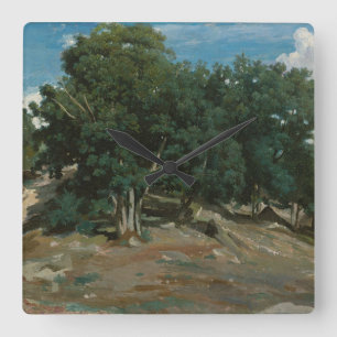 Horloge Carrée Chênes de Fontainebleau