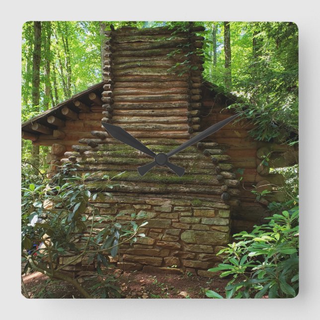 Horloge Carrée Cherokee, Cabine amérindien du XVIIIe siècle (Recto)