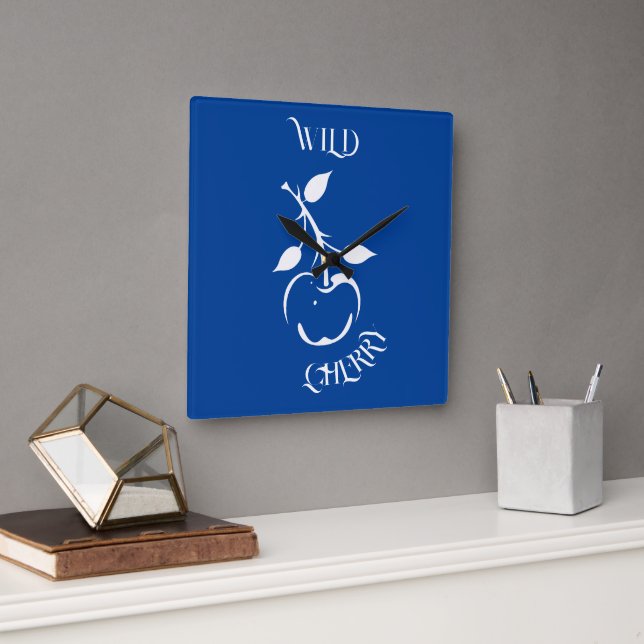 Horloge Carrée Cherry sauvage (Bureau)