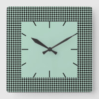 Chevron Checks Seafoam et Black