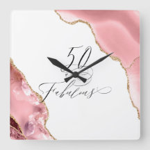 Chic 50 Fabuleux Rose Parties scintillant d'or Typ