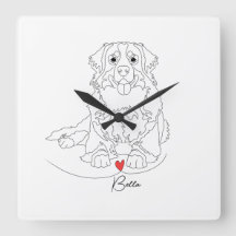 Chien de montagne bernois avec ligne artistique