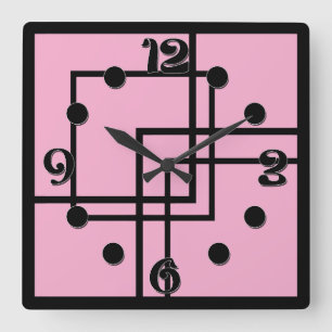 Horloge Carrée Choisissez votre couleur