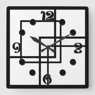 Horloge Carrée Choisissez votre couleur