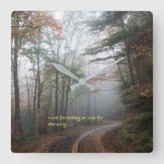 Horloge Carrée "Choose"