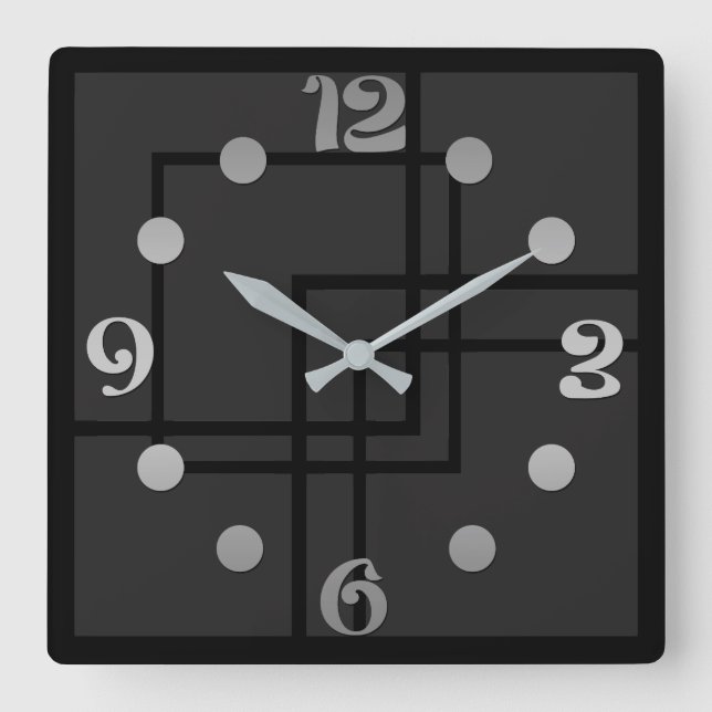 Horloge Carrée Choose your color (Recto)
