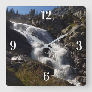 Horloge Carrée Chutes de Tokopah II au Parc national de Sequoia
