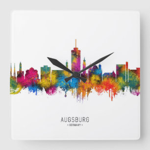 Horloge Carrée Ciel d'Augsbourg Allemagne