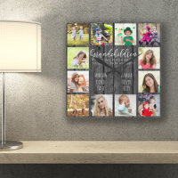 Citation des petits enfants 12 Photo Grey Wood