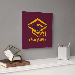 Horloge Carrée Classe de 20 ? ? Personnaliser BURGLD Année
