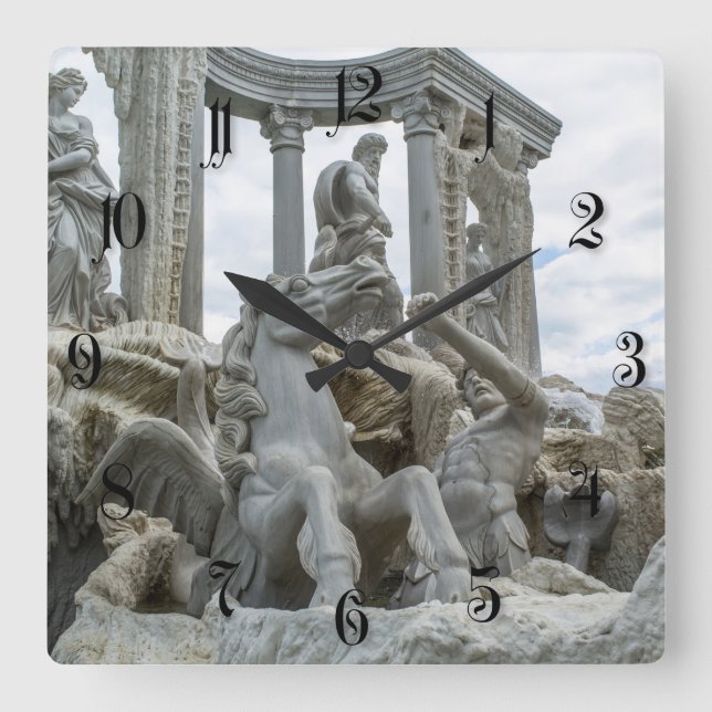 Horloge Carrée Classic fontain (Recto)