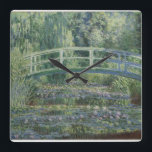 Horloge Carrée Claude Monet<br><div class="desc">Claude Monet</div>