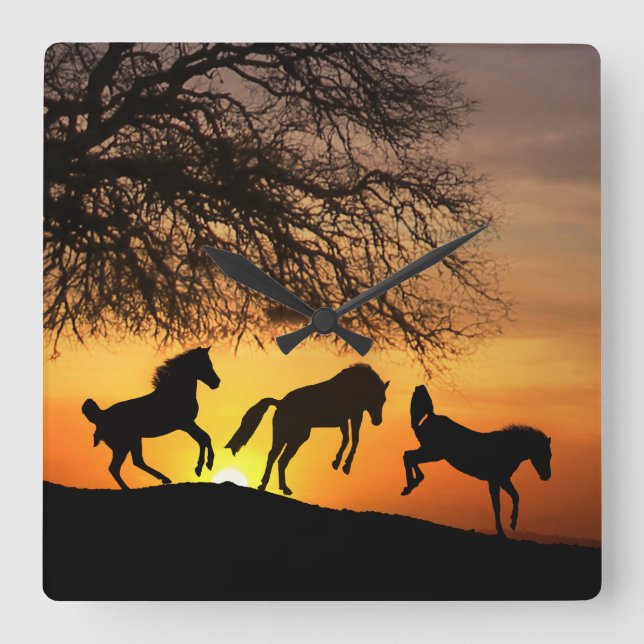 Horloge Carrée Clock (Recto)