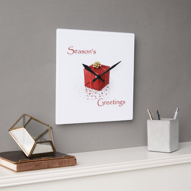 Horloge Carrée Clock de Greetings (Bureau)