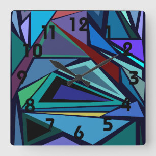 Horloge Carrée Clock de Shards