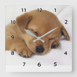 Horloge Carrée Clock de Sleeping