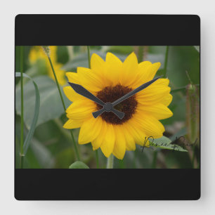 Horloge Carrée Clock de Sunflower