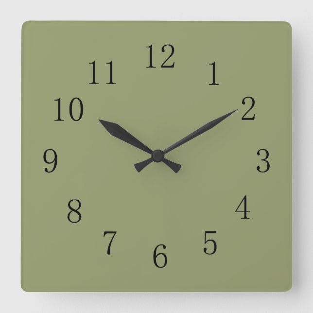Horloge Carrée Clock de Wall Clock (Recto)