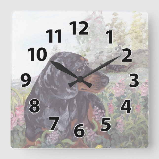 Horloge Carrée Clock Dreamer Puppy (Recto)