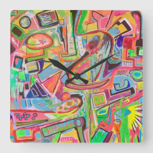 Horloge Carrée Clock Night Out