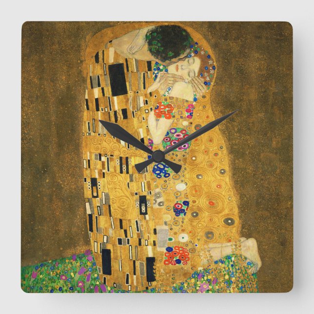 Horloge Carrée Clock of "The Kiss", No.03 (Recto)