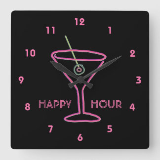 Horloge Carrée Clock Wall Customizable