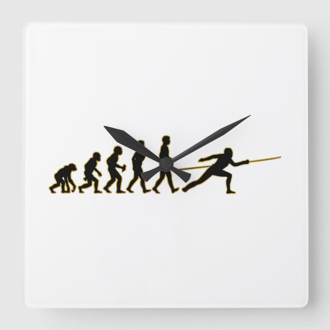 Horloge Carrée Clôture (Recto)