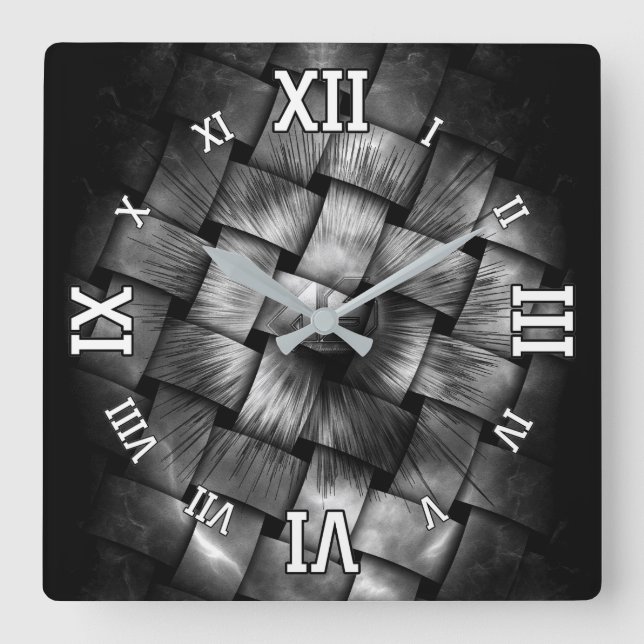 Horloge Carrée Clouds Ethereal (Recto)