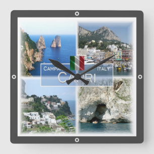 Horloge Carrée CMP020 CAPRI, Campanie, Italie,