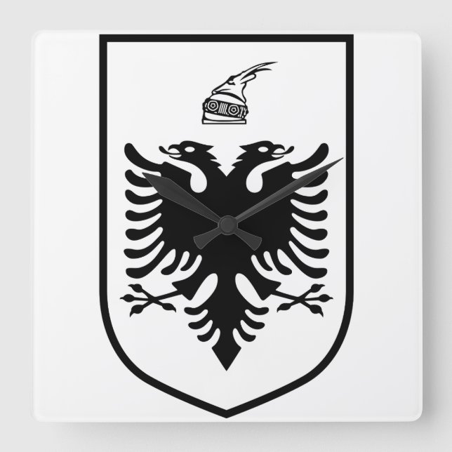 Horloge Carrée Coat of arms of Albania  (Recto)