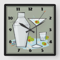 Cocktail Retro les années 50 Martini Mi-Siècle (Gr