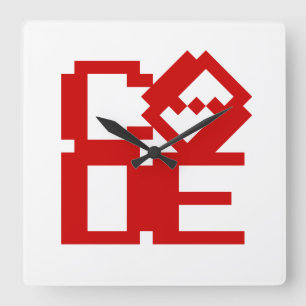 HORLOGE CARRÉE CODE