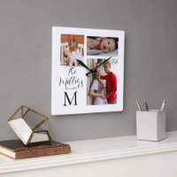 Collage photo de famille Monogram