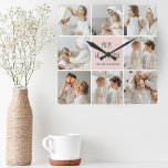 Horloge Carrée Collage Photo Maman We Love You Best Mother Cadeau<br><div class="desc">Ce cadre photo collage est un cadeau parfait pour express votre amour pour votre mère. Le cadre est magnifiquement conçu dans les tons roses, ajoutant une touche de féminité et d'élégance à l'ensemble. Le cadre peut contenir plusieurs photos de différentes tailles, vous permettant de créer un affichage unique et personnalisé...</div>