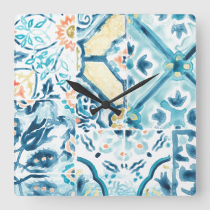 Horloge Carrée Collection Medallion Medley