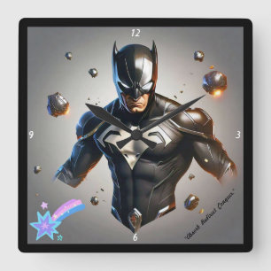 Horloge Carrée "Combinaison lisse pour le contrôle de l'alimentat