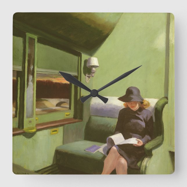 Horloge Carrée Compartiment C, voiture 293 (Recto)