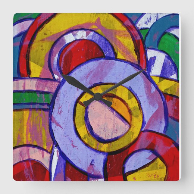 Horloge Carrée Composition #19 by Michael Moffa (Recto)