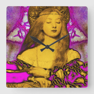 HORLOGE CARRÉE CONCEPTEUR DE COSTUMES DE BEAUTÉ VANITY-FASHION