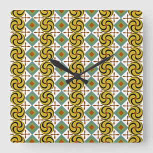 Horloge Carrée Conception égyptienne #6 chez Emporio Moffa