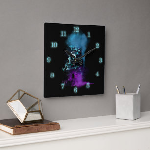 Horloge Carrée Conception Fantastique   Cryptomonnaie   Ethereum