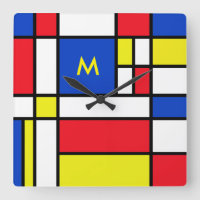 Conception géométrique inspirée par Mondrian Art A