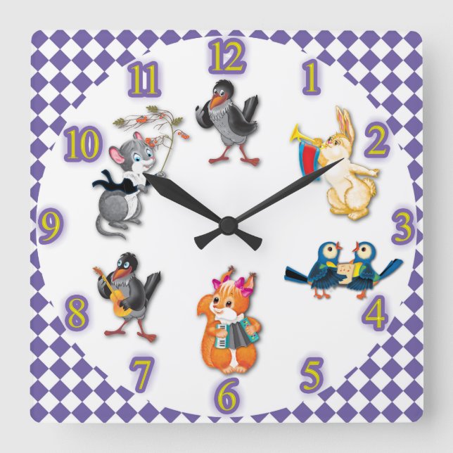 Horloge Carrée concert (Recto)