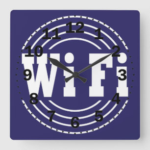 Horloge Carrée connexion wifi