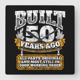 Horloge Carrée Construit Il Y A 50 Ans Toutes Les Pièces Original