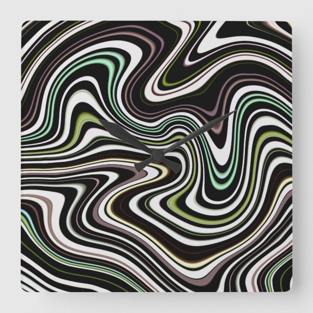 Horloge Carrée Cool Motif unique (Recto)