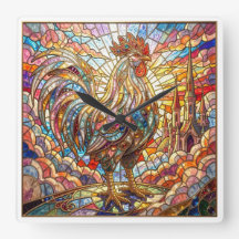 Coq d'or de la mosaïque du chant de lumière 
