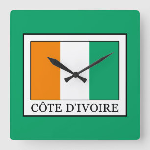 Horloge Carrée Côte d'Ivoire