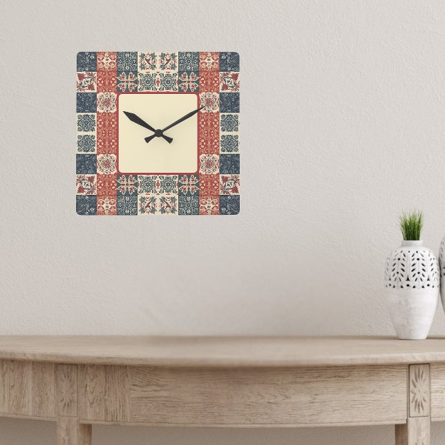 Horloge Carrée Cottage (Créateur téléchargé)