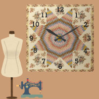Courte étoile patchwork vintage pour salle de cout